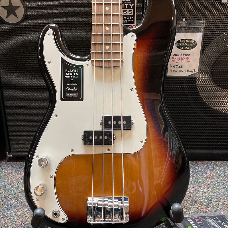 

Бас-гитара Fender Player Precision Bass 3-Tone Sunburst для левшей Player Precision Bass Left Handed