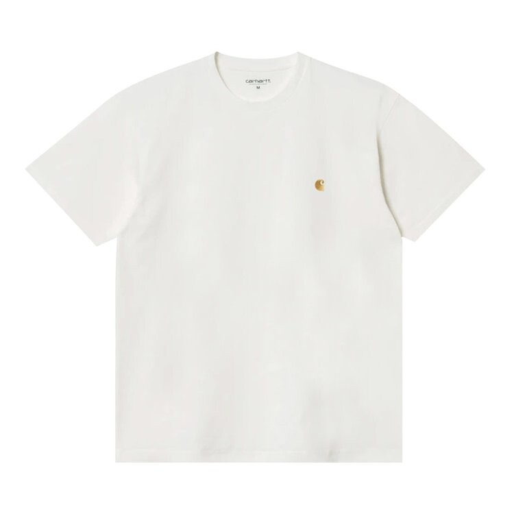 

Футболка Carhartt WIP Short-Sleeve Chase T-Shirt 'Wax', белый