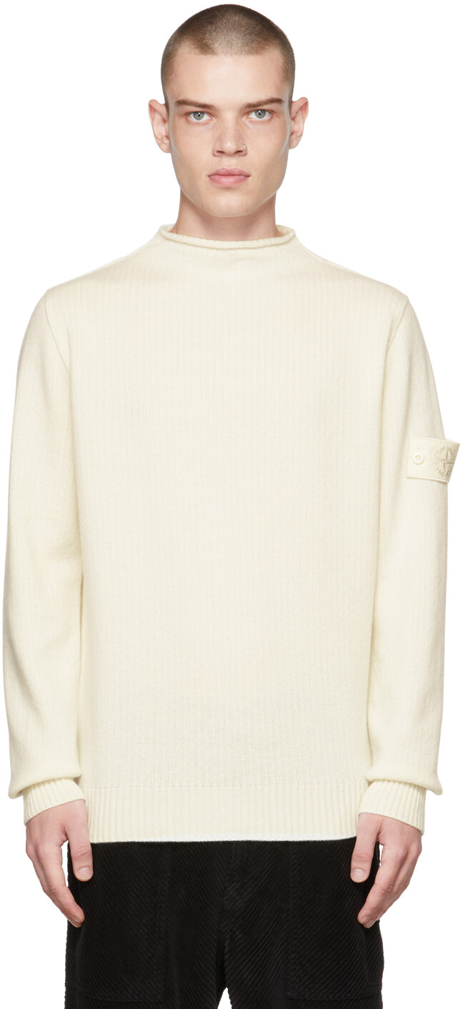 

Off-White кашемировый свитер Stone Island