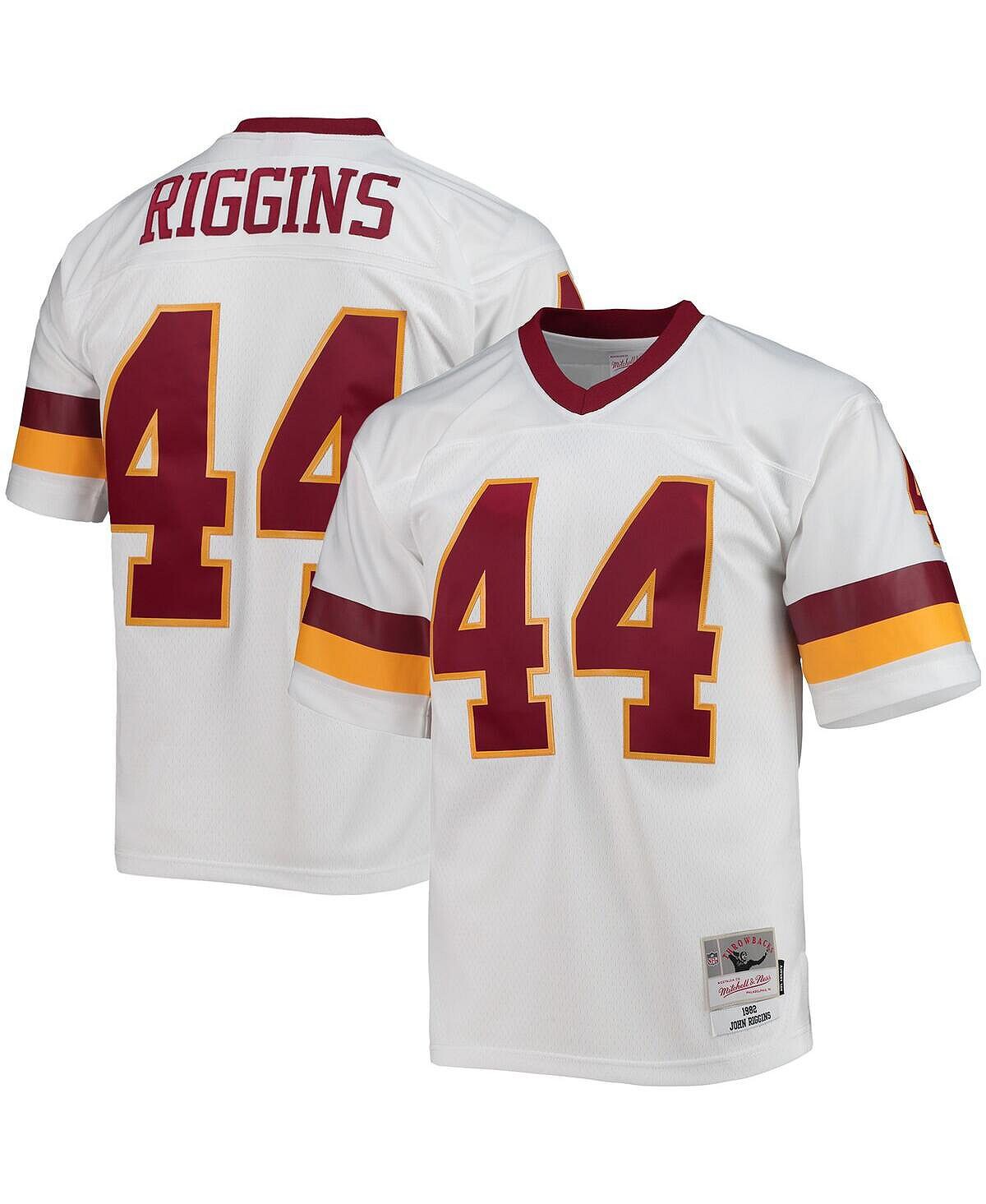 

Мужская футболка mitchell and ness john riggins white washington football team 1982 legacy, копия джерси Mitchell & Ness, белый