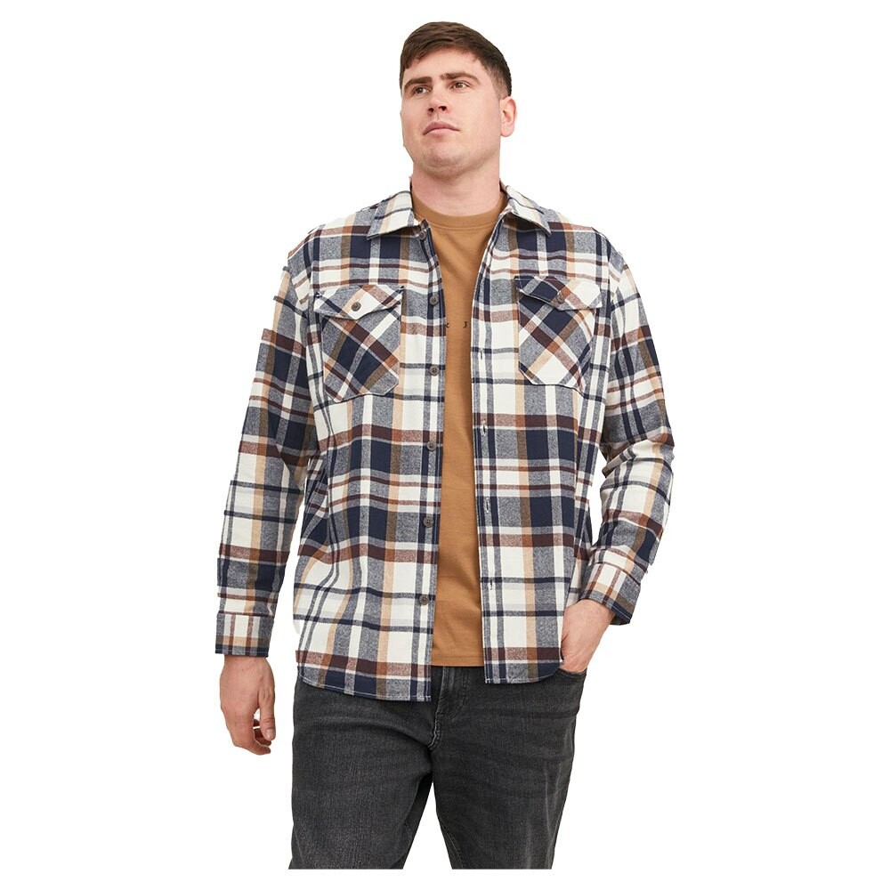 

Рубашка с длинным рукавом Jack & Jones Eddie, серый