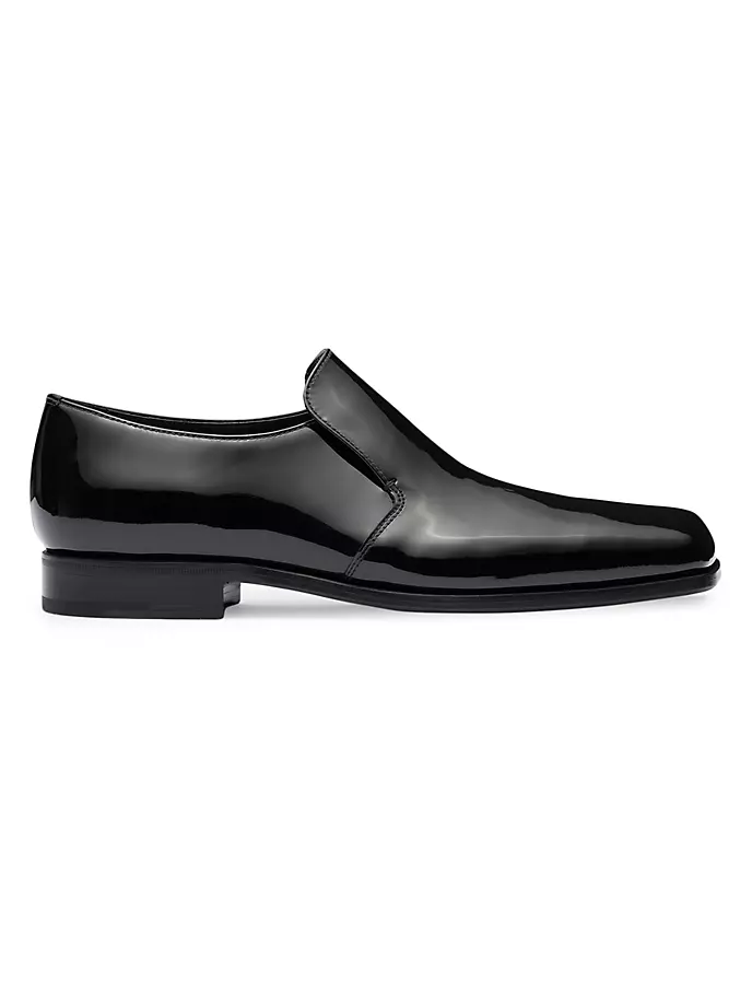 

Лакированные лоферы Prada, черный