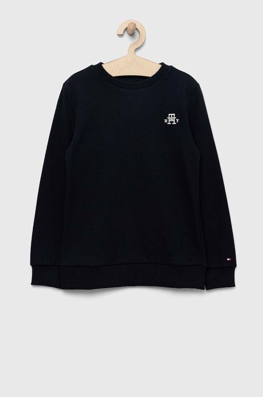 

Детская хлопковая толстовка Tommy Hilfiger, темно-синий