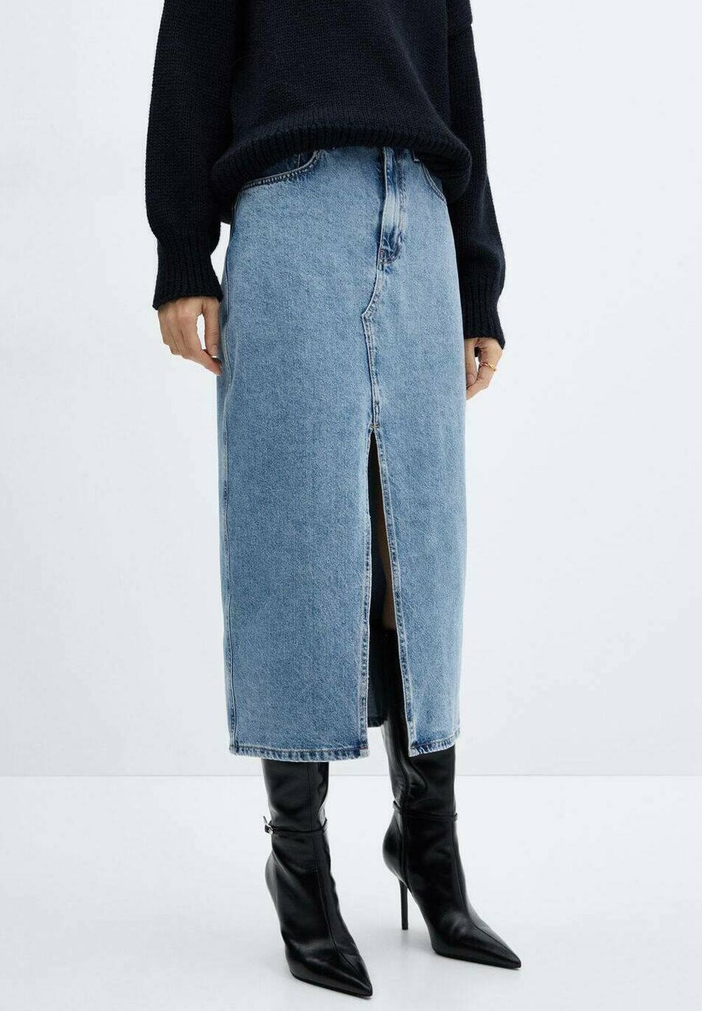 

Юбка джинсовая Jolie Mango, цвет medium blue