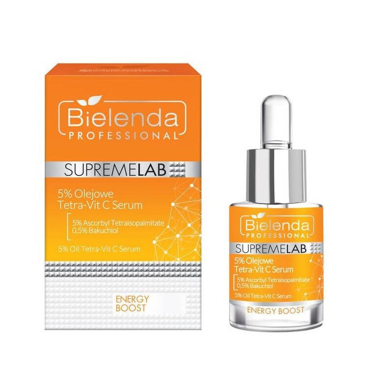 

Bielenda Professional SupremeLab Energy Boost 5% масло Tetra-Vit C сыворотка 15мл