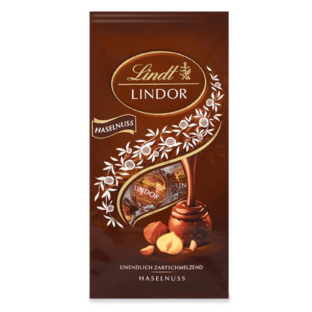 

Конфеты Lindt Lindor Kugel Beutel, молочный шоколад с кусочками фундука, 137г