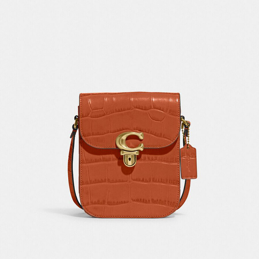

Сумка Coach Outlet Tall Studio Crossbody, рыжий
