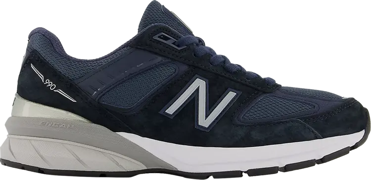

Кроссовки New Balance 990v5 Made In USA B Wide 'Navy', синий