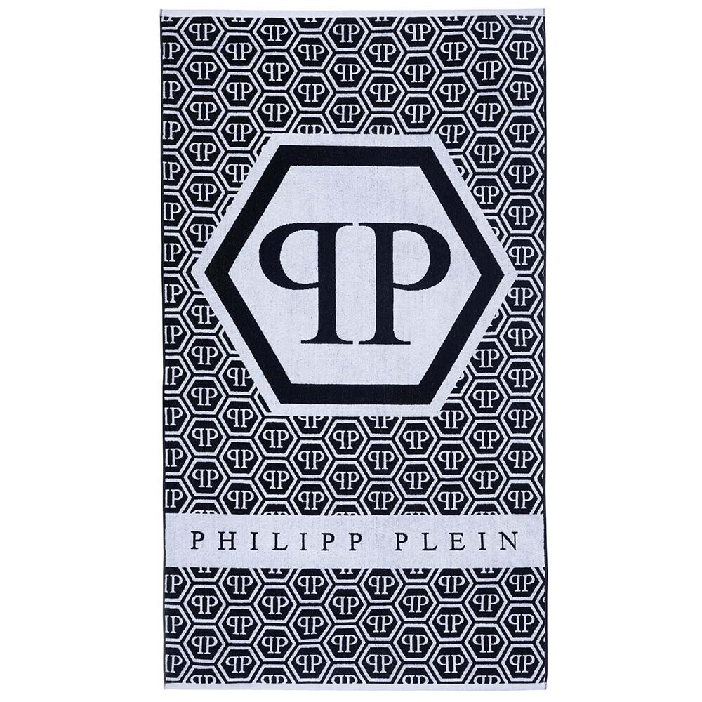 

Полотенце Philipp Plein, черный/белый