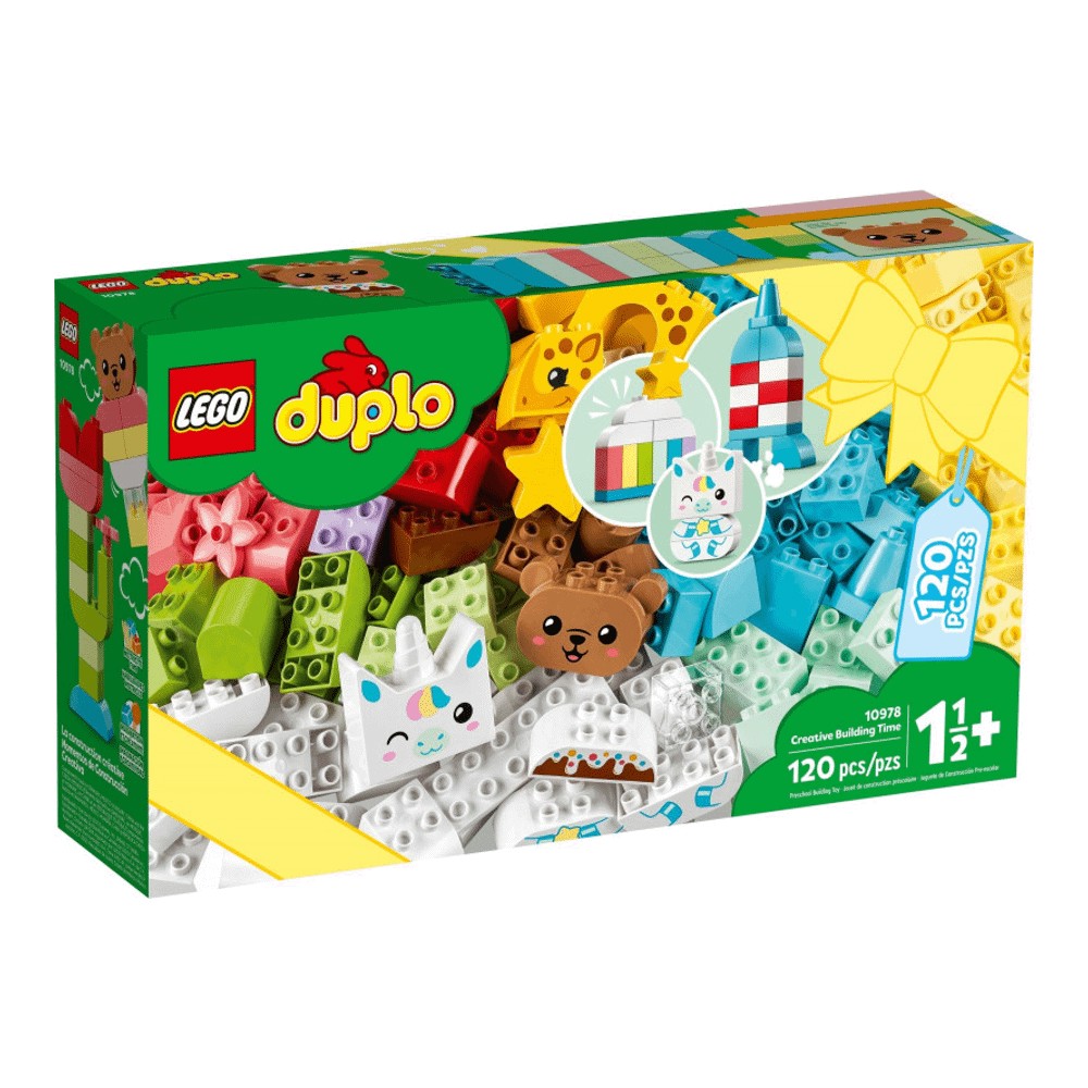 Конструктор LEGO DUPLO 10978 Набор для творческого конструирования конструктор lego colour box 11007 зелёный набор для конструирования