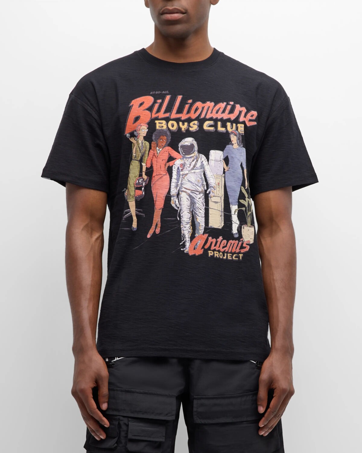 

Мужская офисная трикотажная футболка Billionaire Boys Club, цвет Black
