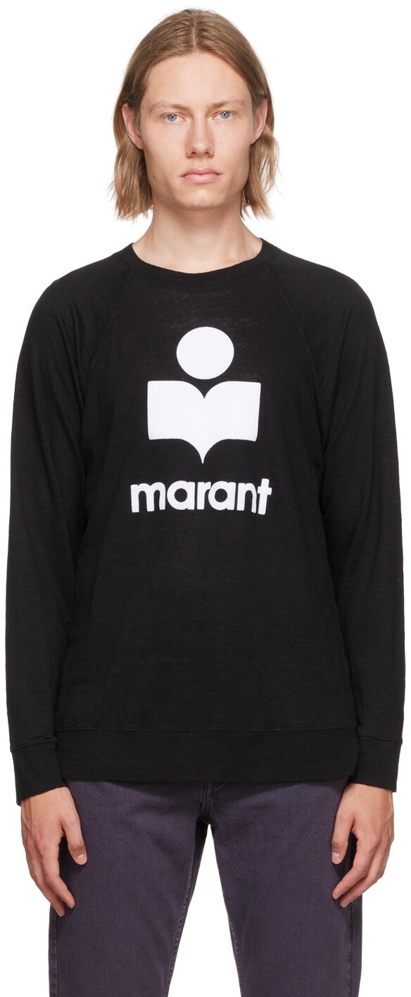 

Черная футболка с длинным рукавом Kieffer Isabel Marant, Черный