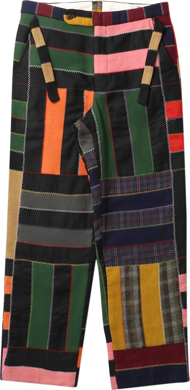 

Брюки Bode 5 Bar Quilt Pants 'Multicolor', разноцветный