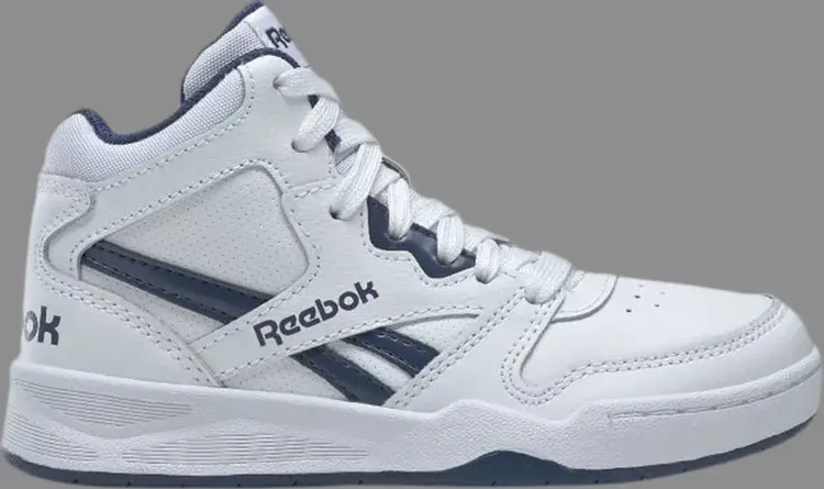 

Кроссовки bb4500 court little kid 'white batik blue' Reebok, белый