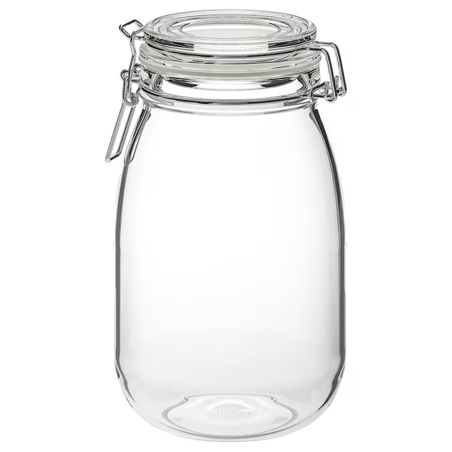 Банка Ikea Glass With Lid 1,8 л - фото