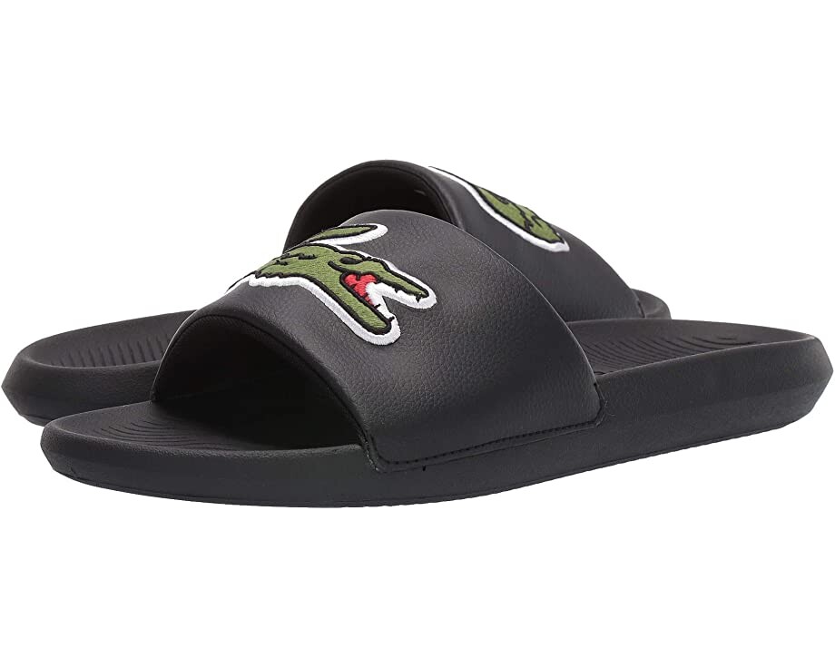 

Сандалии Croco Slide 319 4 US Lacoste, черный