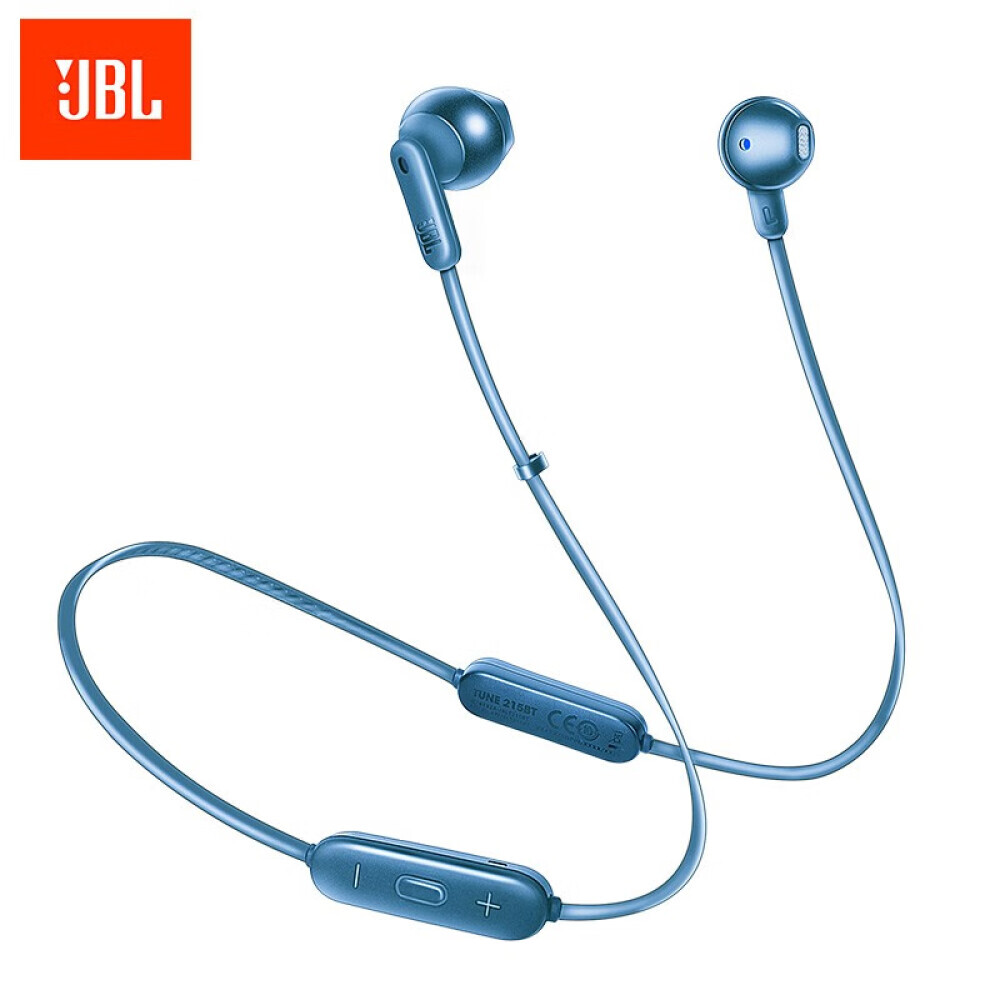 

Bluetooth-гарнитура JBL TUNE215BT спортивная, синий
