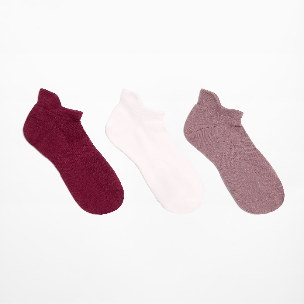 цена Комплект носков Oysho Of Trainer Socks With Heel Tab, 3 предмета