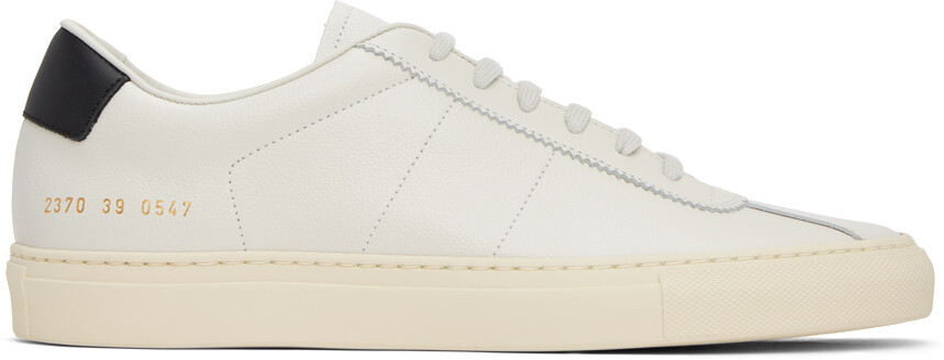 

Бело-черные кроссовки Tennis 77 Common Projects