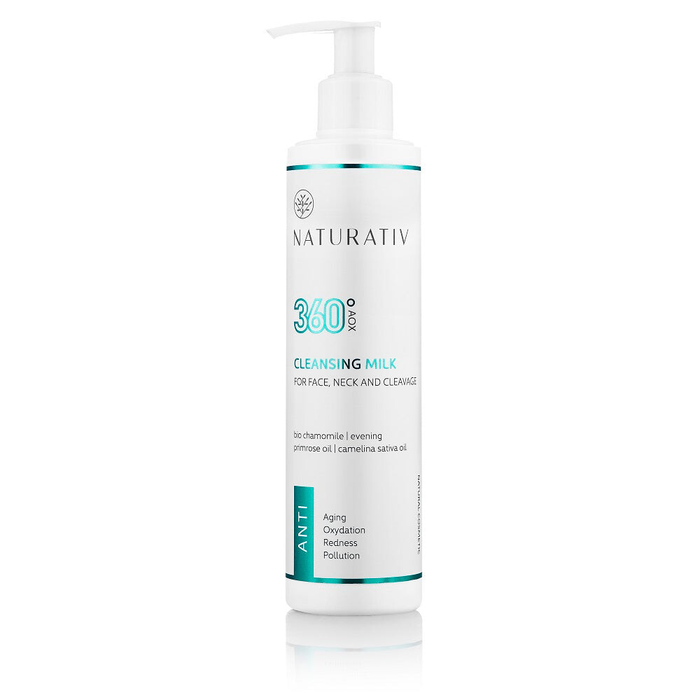 

Naturativ 360 AOX Очищающее молочко для лица, шеи и зоны декольте 250мл