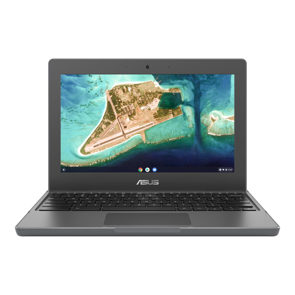 Ноутбук Asus Chromebook 11 CR1100, 11.6", 4ГБ/64ГБ, Celeron N4500, Intel UHD, Серый, английская раскладка
