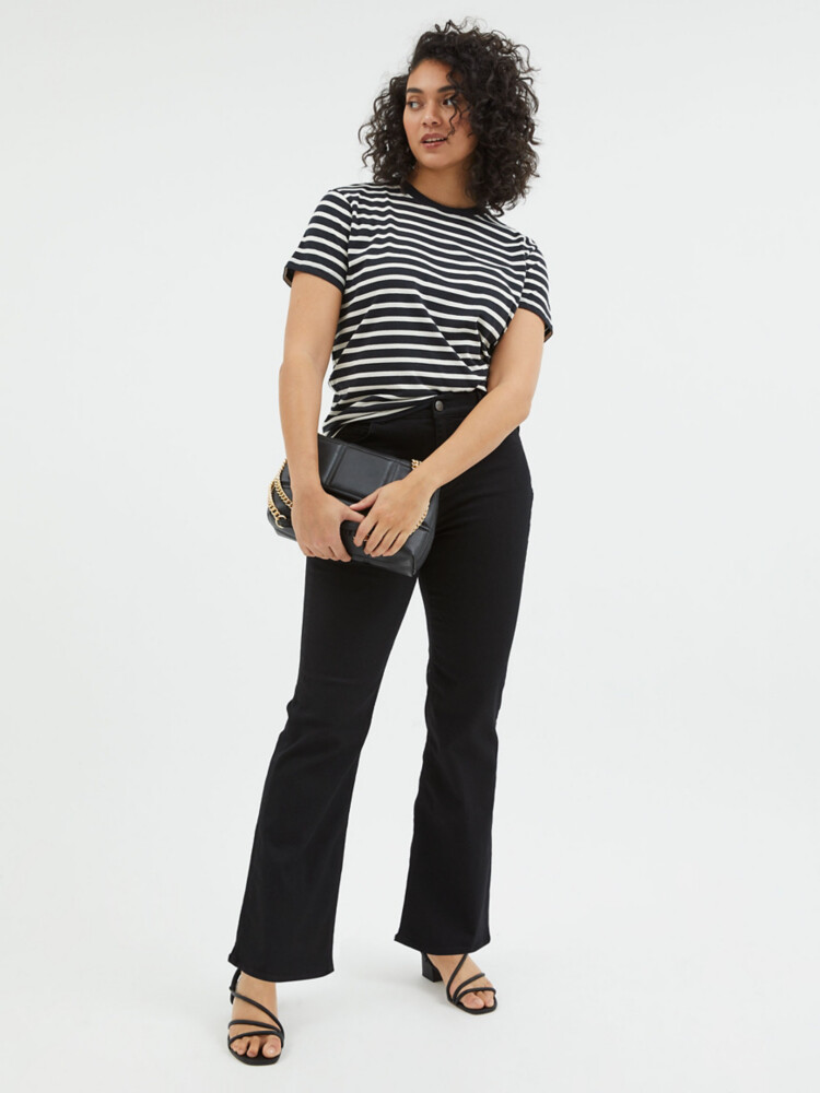 

Черные джинсы Bootcut Wonderfit George., черный