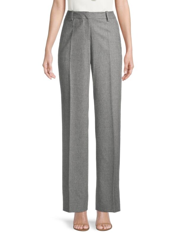 

Брюки gates из смесовой шерсти Lafayette 148 New York Nickel