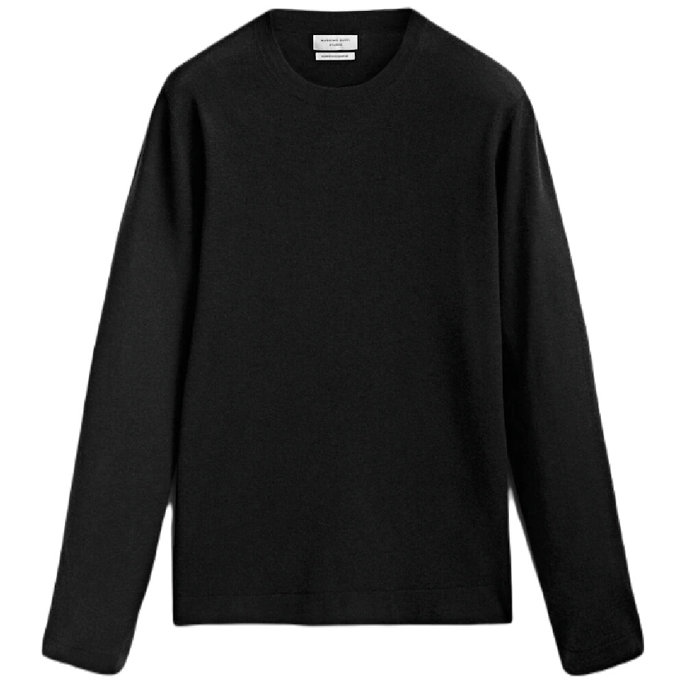 

Свитер Massimo Dutti Wool And Cashmere Studio, черный