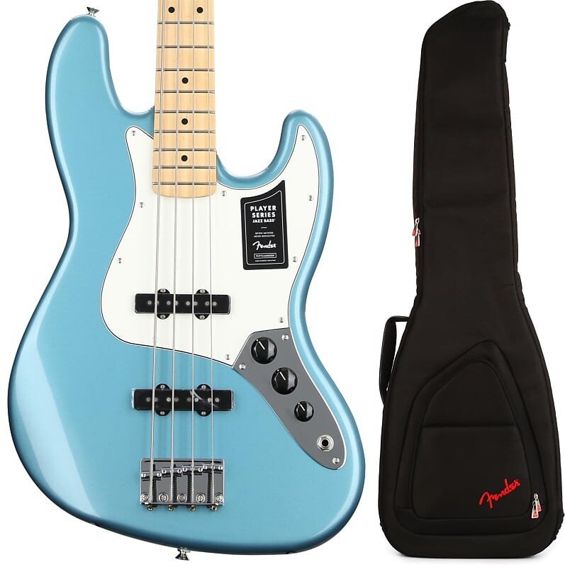 

Fender Player Jazz Bass - Tidepool с кленовой накладкой на гриф в комплекте с Fender FB620 Electric Bass Gig Bag - черный 0149902513=1 0991522406=1