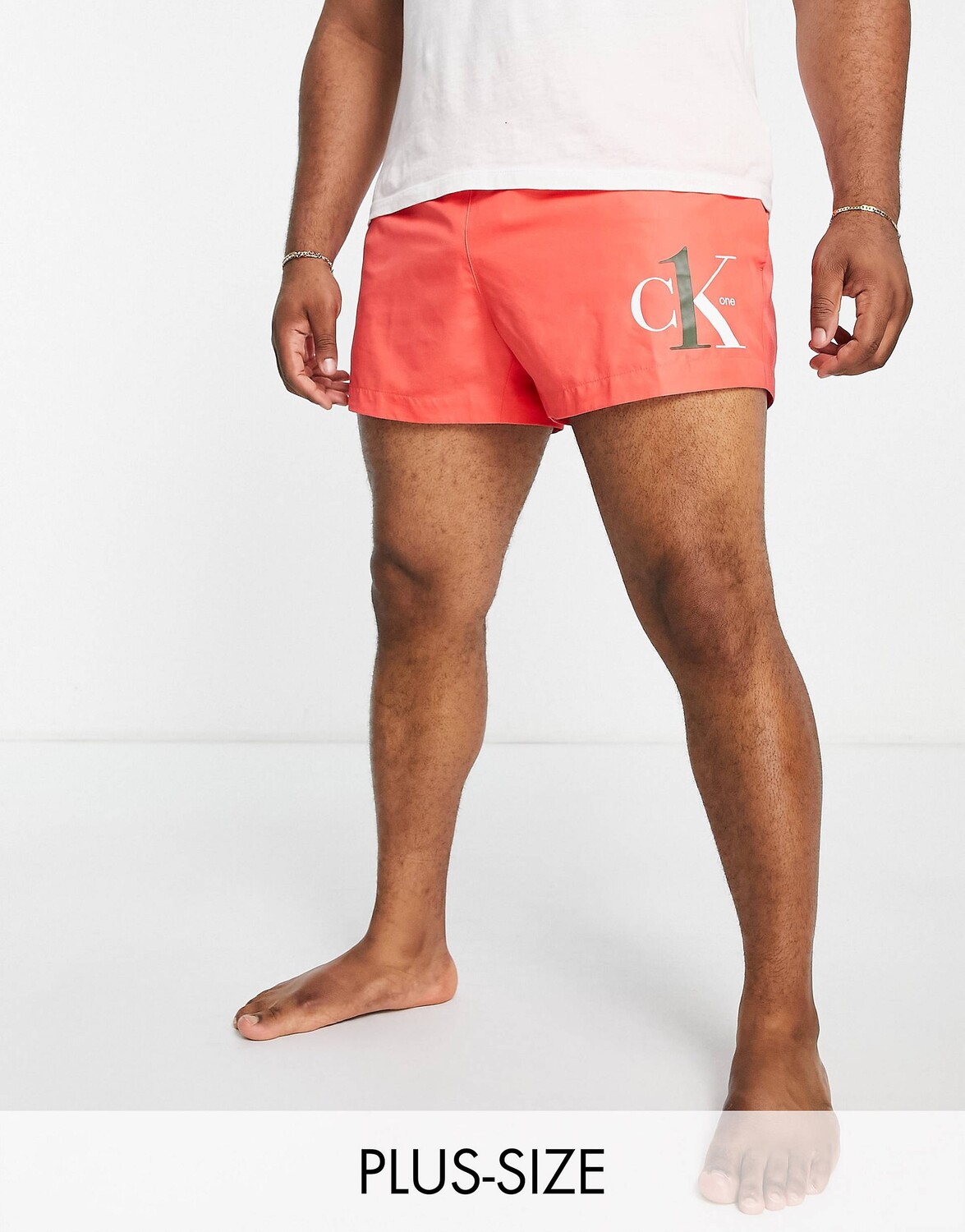 

Красные плавки из полиэстера Calvin Klein Big & Tall CK One