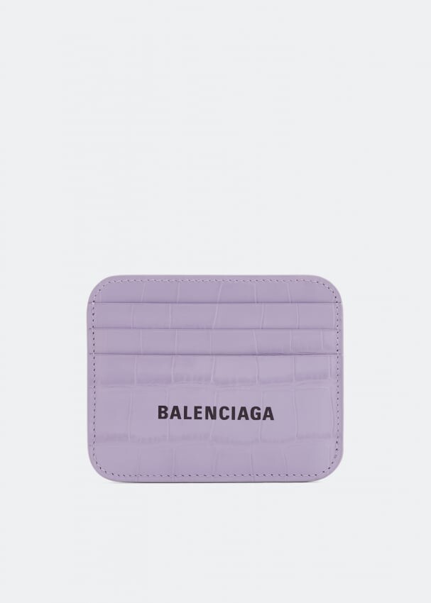 

Картхолдер BALENCIAGA Cash card holder, фиолетовый