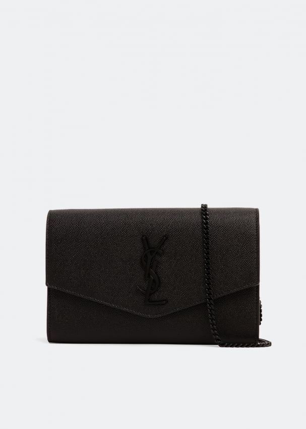 Кошелек SAINT LAURENT Uptown chain wallet, черный