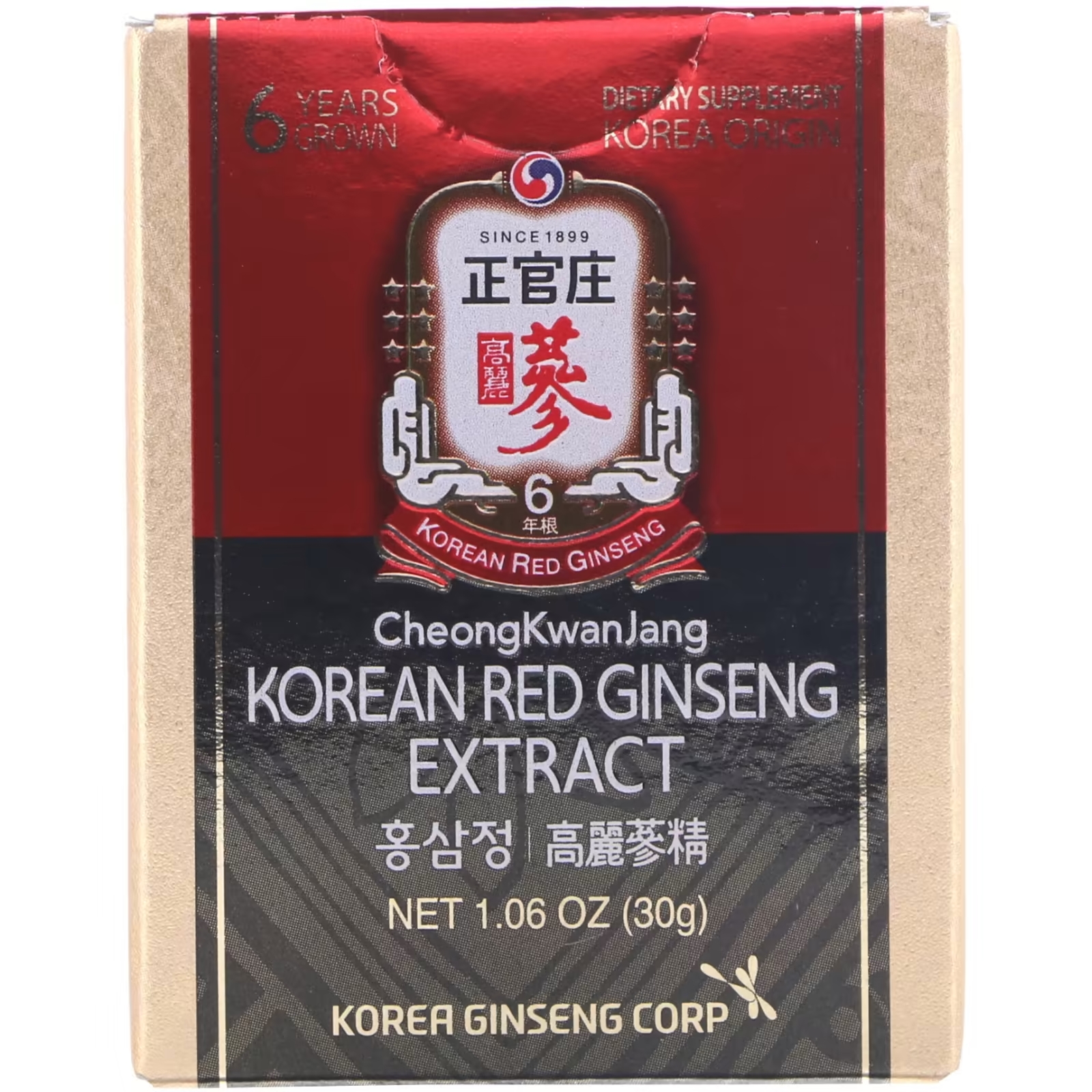Экстракт Корейского Красного Женьшеня Cheong Kwan Jang, 30 г cheong kwan jang korean red ginseng vital pill