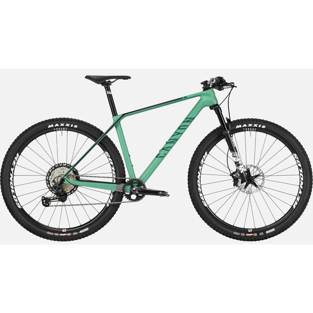 Горный велосипед Canyon Cross-Country Exceed CF 7, зеленый крыло заднее polisport cross country evo 26 27 5 29 черный