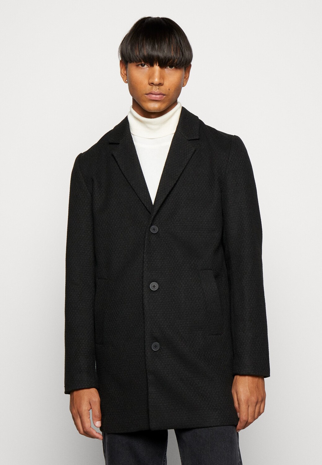Пальто короткое Jack &amp; Jones, черный