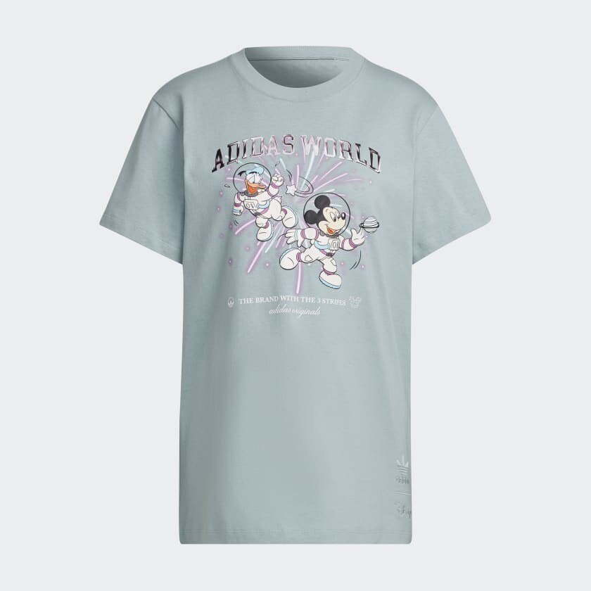 

Футболка adidas Disney Graphic, голубой/принт, Синий
