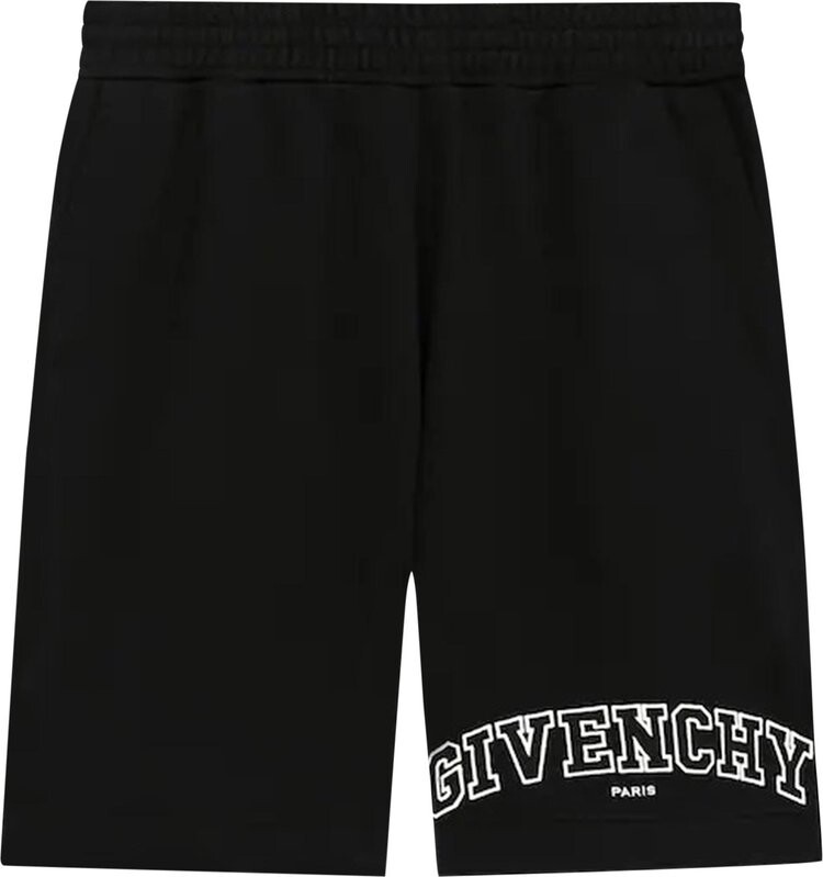 

Шорты Givenchy Boxy Fit Embroidery Shorts 'Black', черный