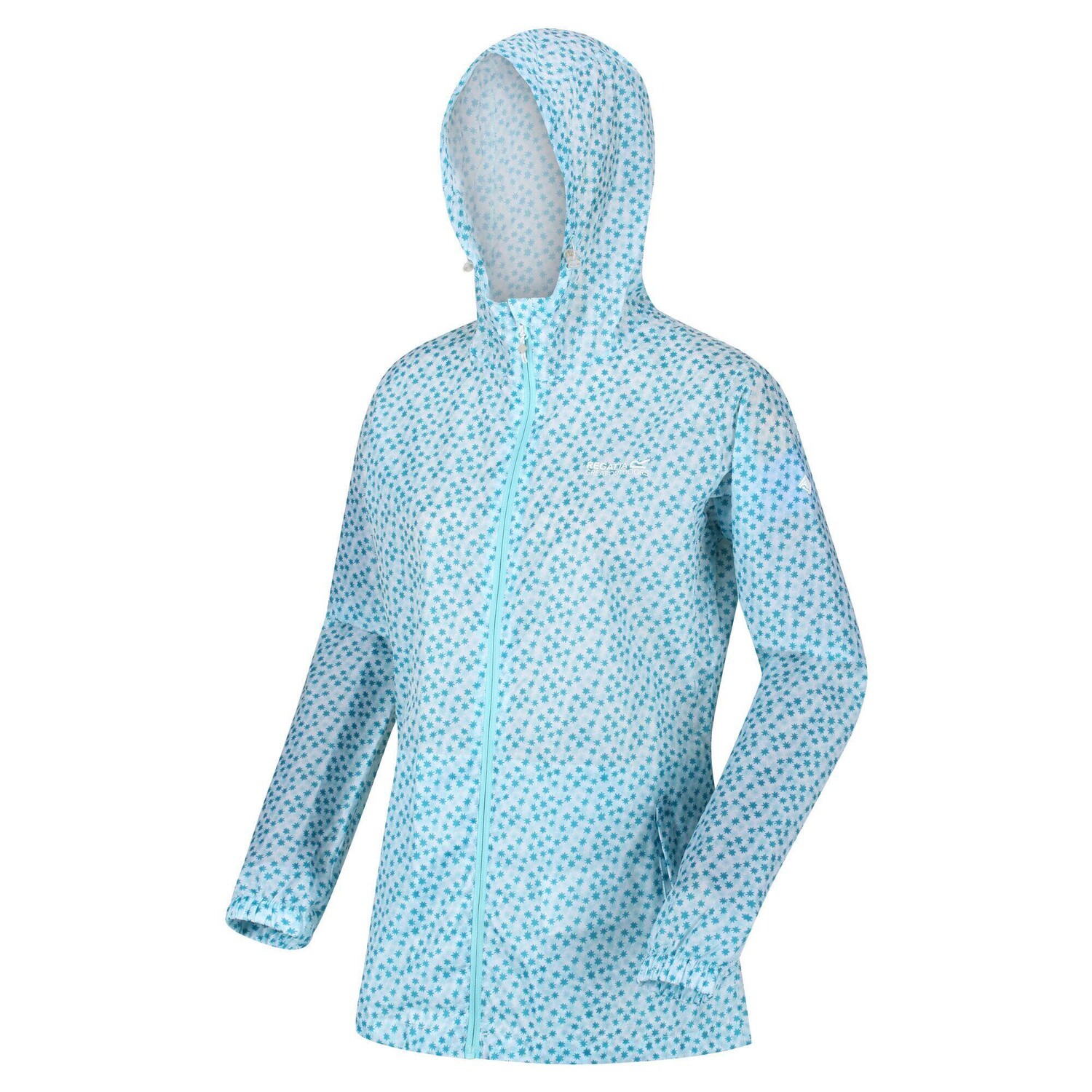 

Куртка функциональная женская Regatta Print Pack It для туризма, голубой