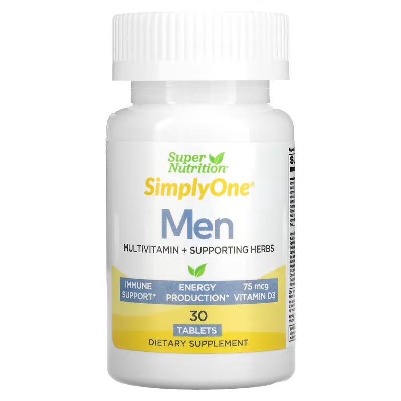 

Мультивитамины Super Nutrition для мужчин, 30 таблеток