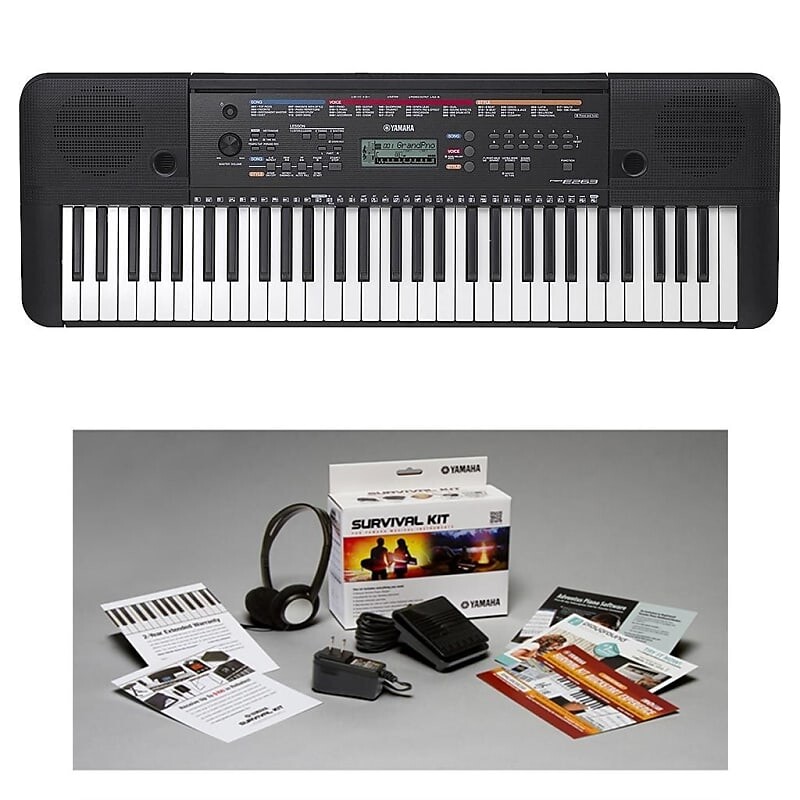 

Yamaha PSR-E273 61-клавишная портативная клавиатура с набором для выживания PSRE273 KIT 61-key entry-level portable keyboard with SK B2