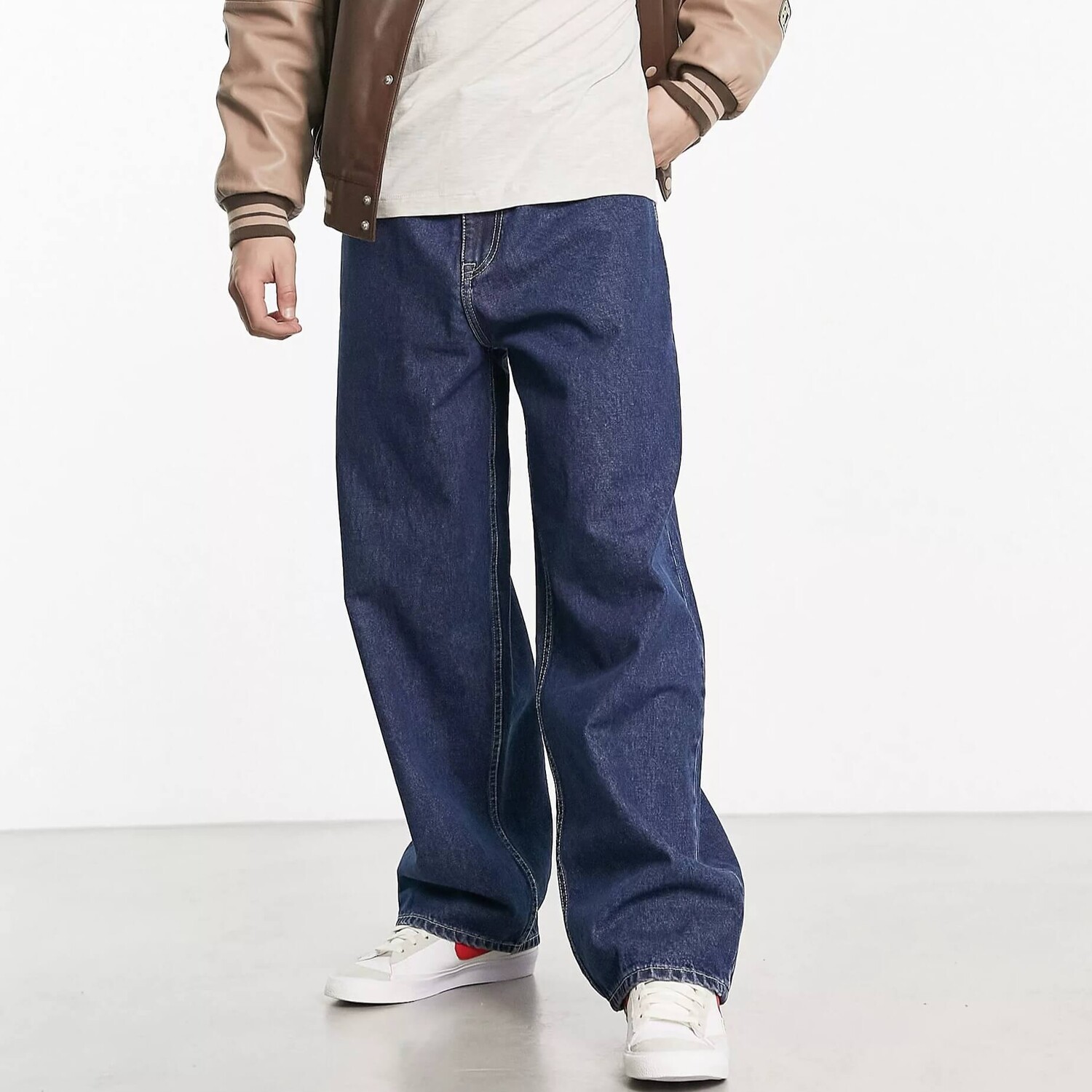 

Джинсы широкие Dr Denim Kobe, темно-синий