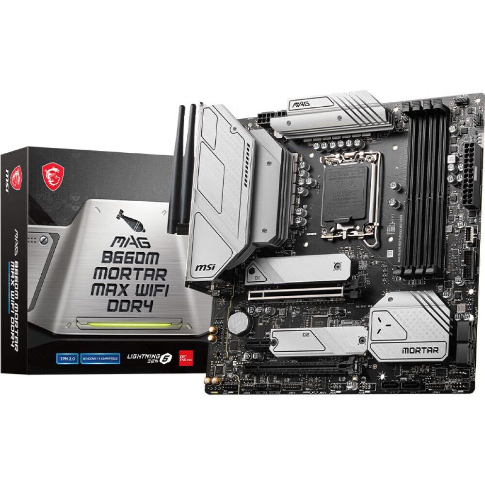 

Материнская плата MSI MAG B660M MORTAR MAX DDR4 WIFI