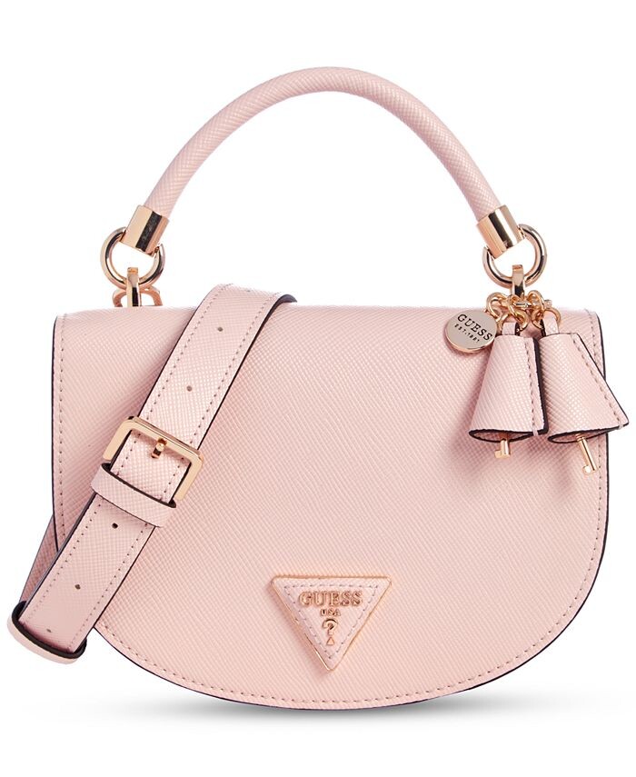 

Мини-седло Gizele через плечо GUESS, розовый