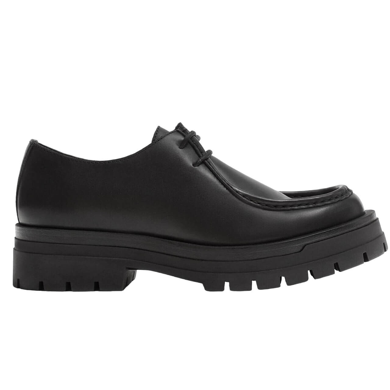 

Туфли-ботинки Zara Nappa Leather, черный