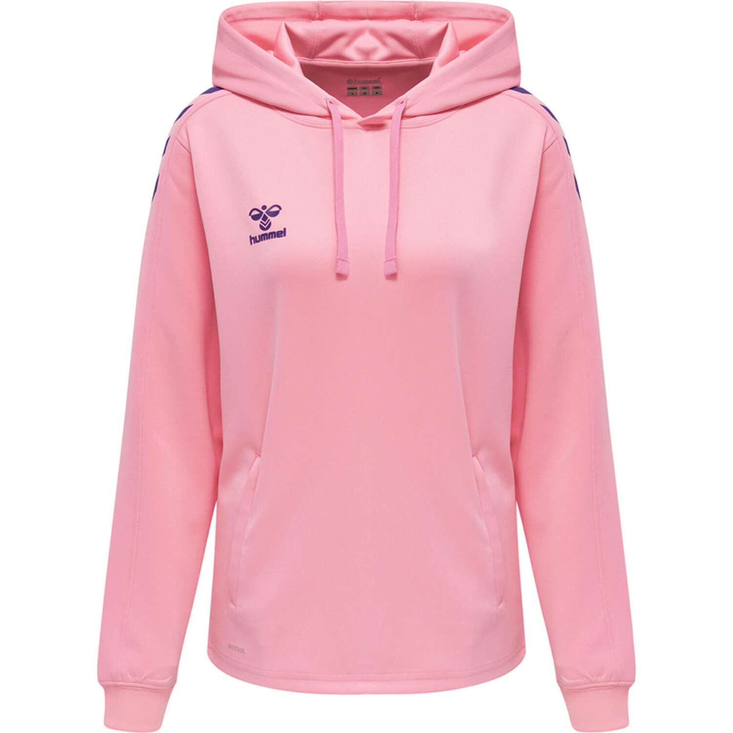 

Hmlcore Xk Poly Sweat Hoodie Woman Hoodie Women HUMMEL, светло-пурпурный/розовый/фиолетовый