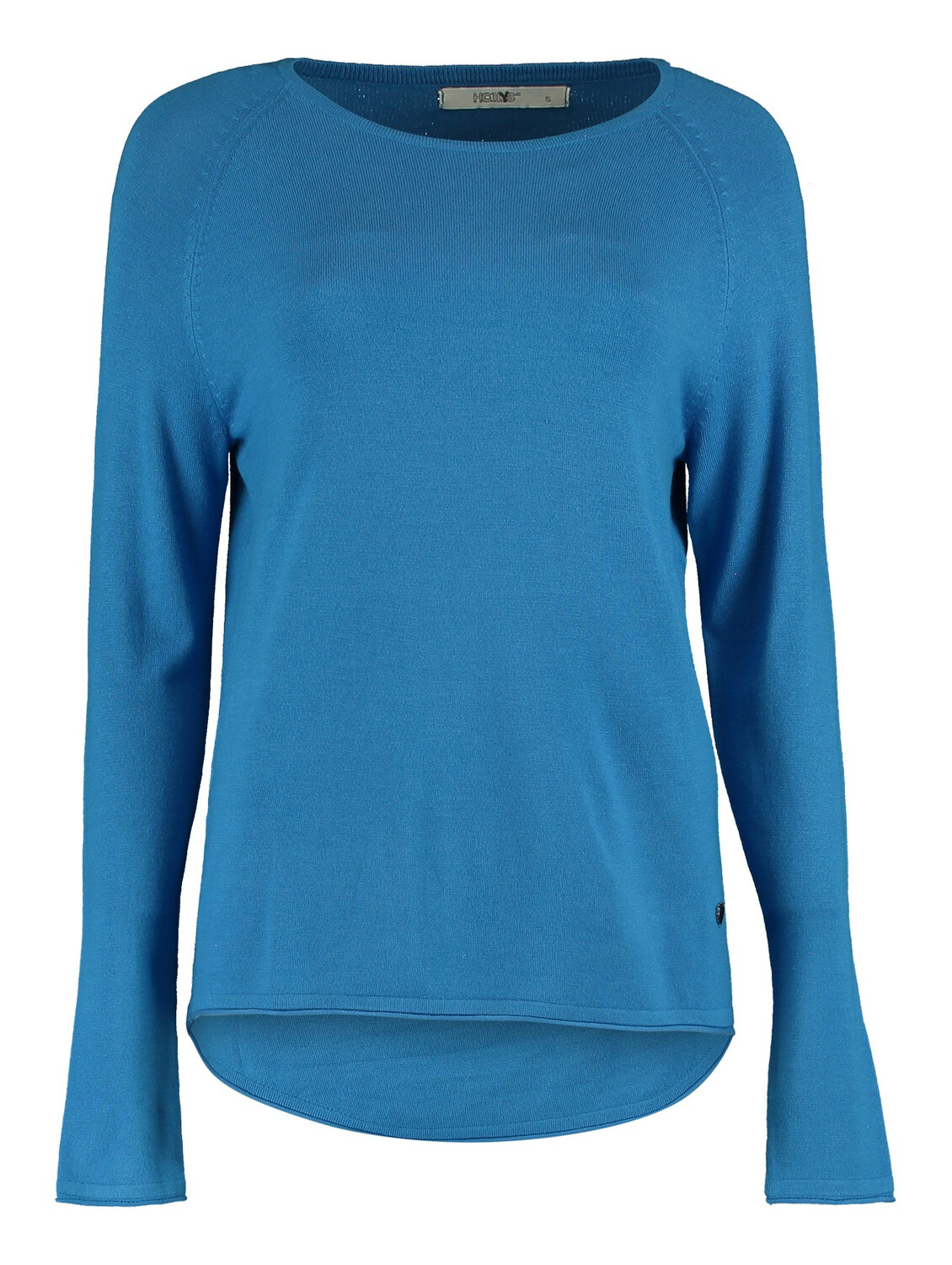 

Свитер Hailys Dünner Rundhals Langarm Basic Shirt Ma44rin, синий