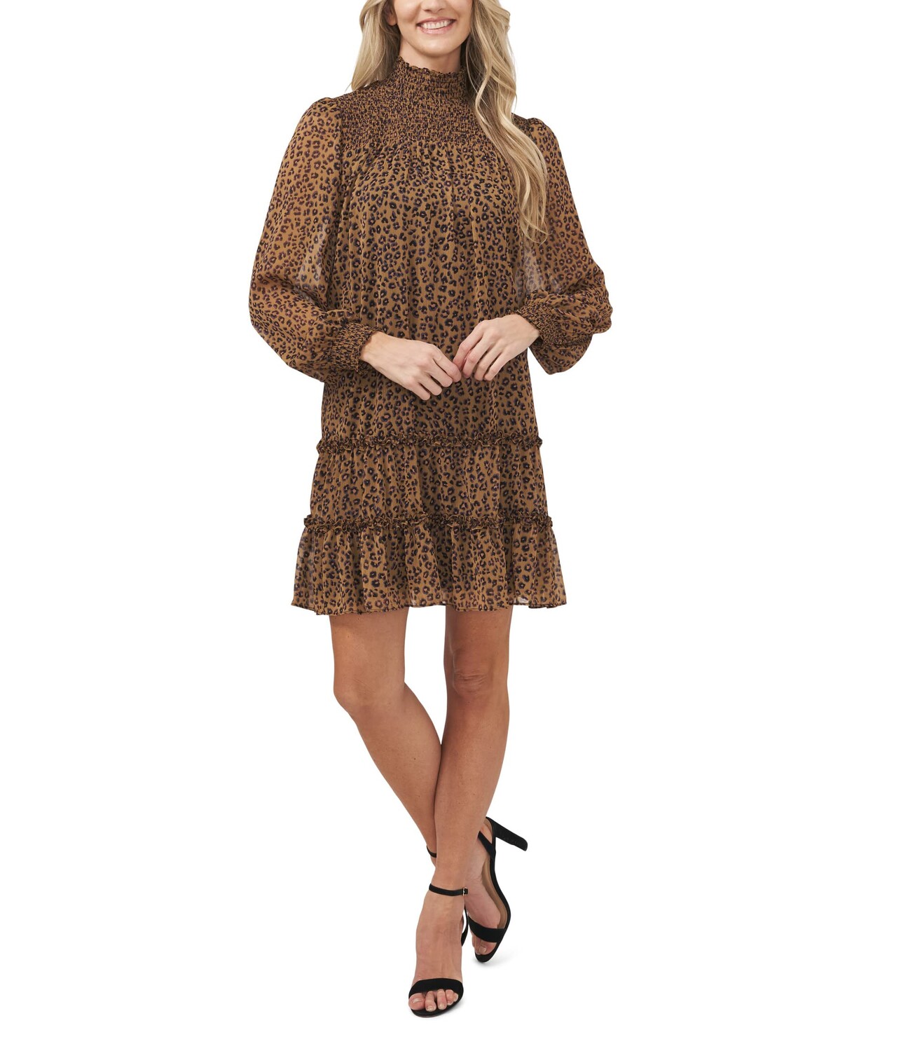 

Платье CeCe, Long Sleeve Yoryu Ruffled Dress