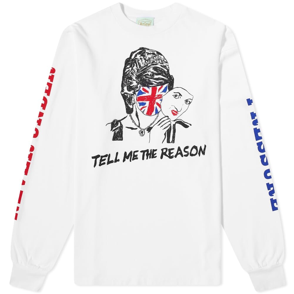 

Футболка Aries Long Sleeve Diana Tee, Белый
