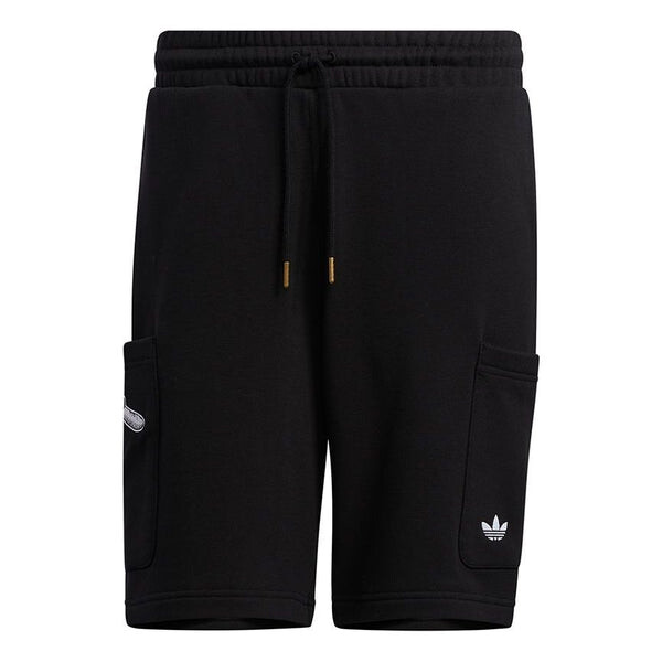 

Шорты Adidas originals x Disney Crossover Manga Short 2 Strawberry Bear Embroidered Sports Black, Черный