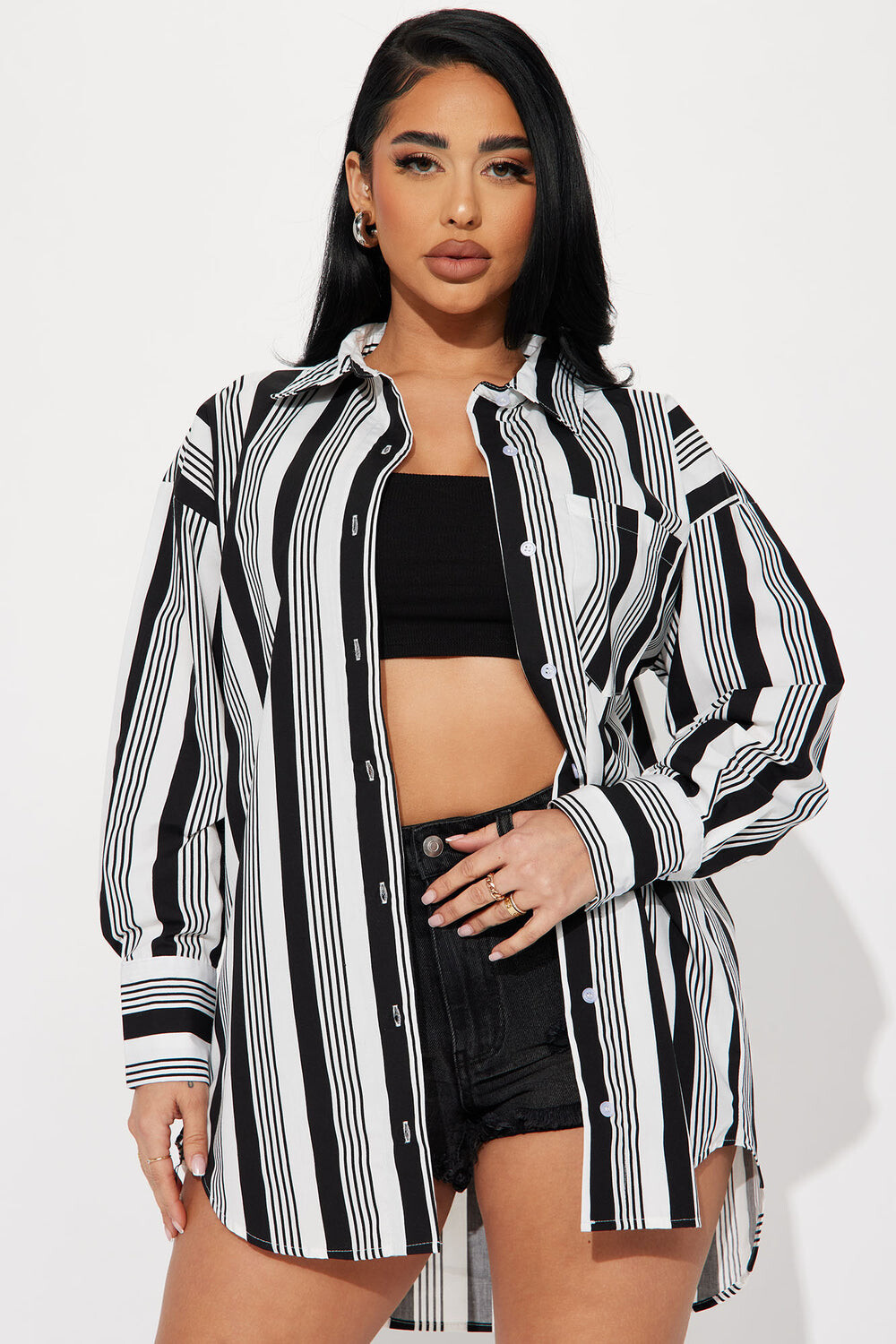 

Рубашка Fashion Nova J4J8004W, черный